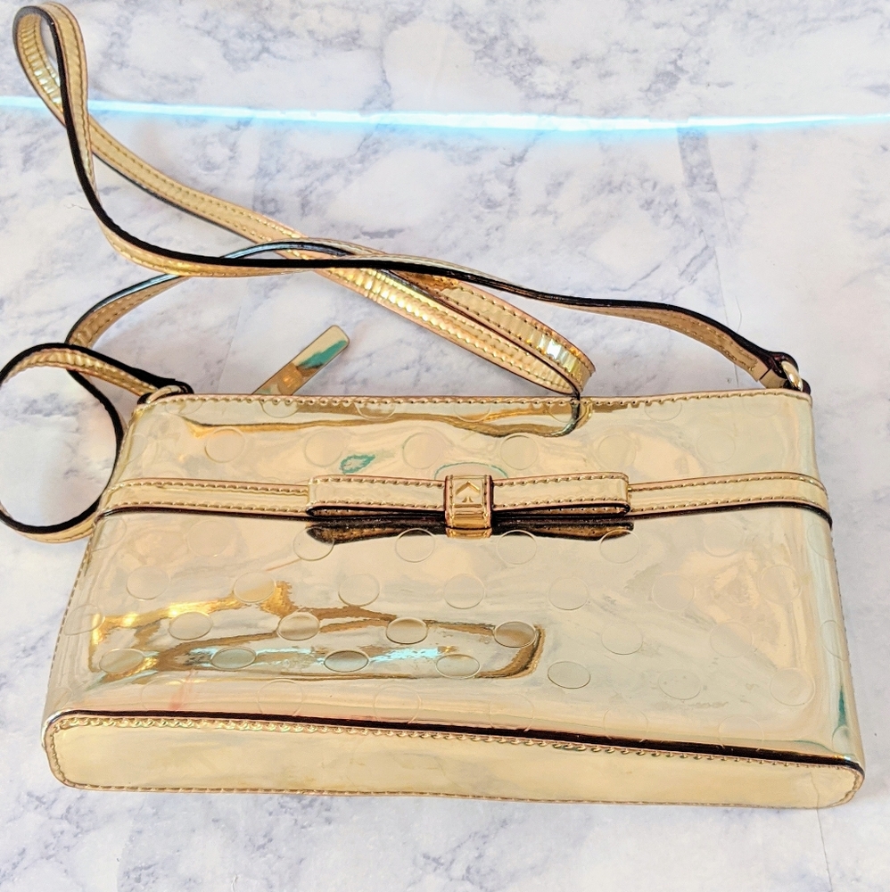 kate spade Camellia Street Amy crossbody gold